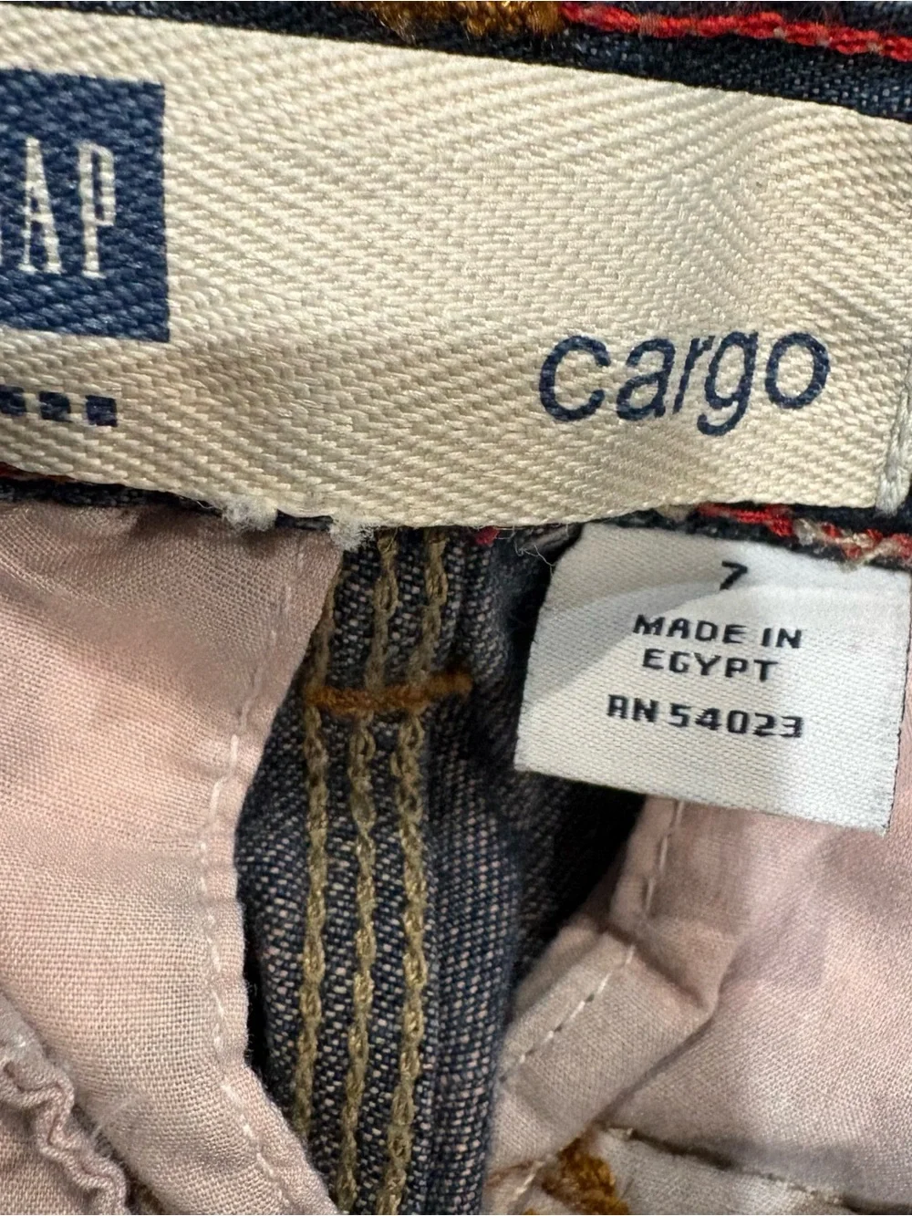 GAP Boys Cargo Jean Shorts “Jorts” SZ 7